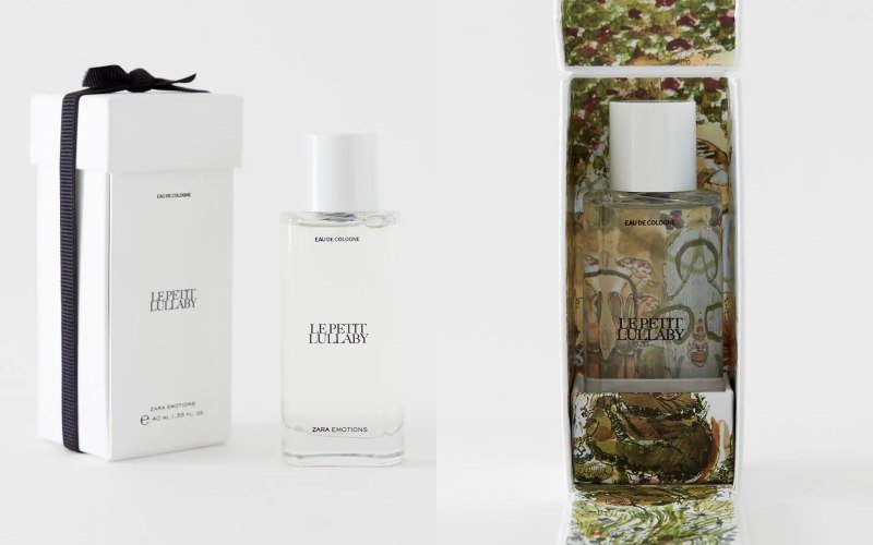 Zara Emotions Lullaby Collection,以搖籃曲為主題,靈感來自擁抱嬰孩時溫暖而安定的感覺