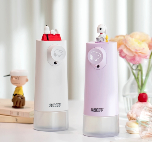 韓國-自動給皂機-kakao-熊大-Snoopy-BT21-米奇米妮26