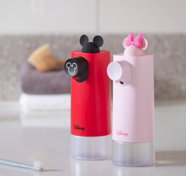 韓國-自動給皂機-kakao-熊大-Snoopy-BT21-米奇米妮4