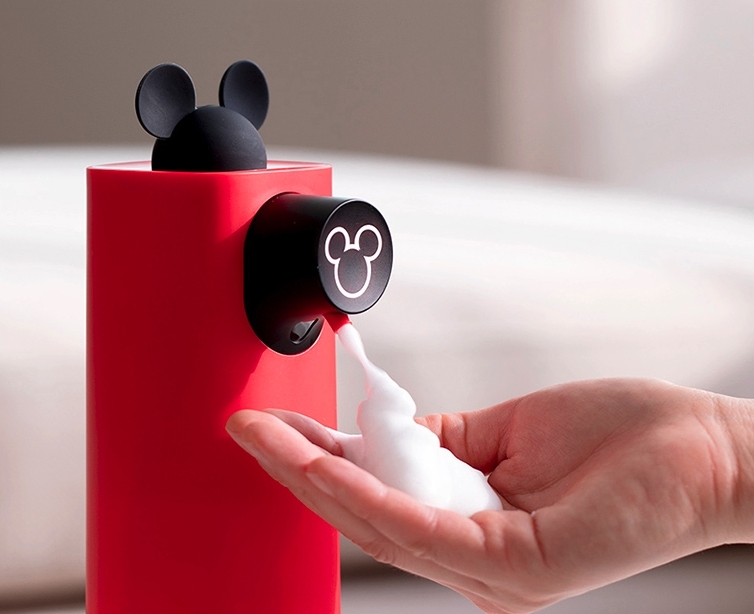 韓國-自動給皂機-kakao-熊大-Snoopy-BT21-米奇米妮23