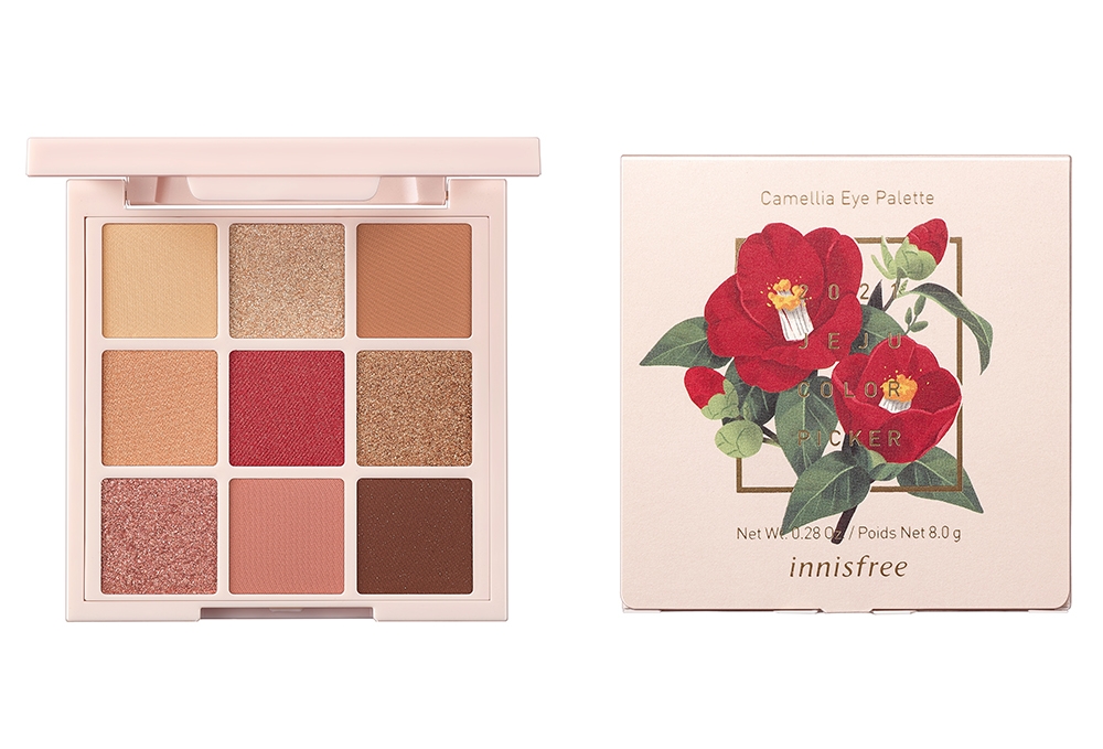 innisfree 濟州山茶花限定-春日茶花眼影盤