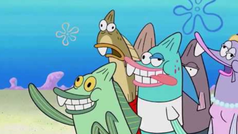 【歡笑一籮籮】海綿寶寶-當全比奇堡的人都變成派大星